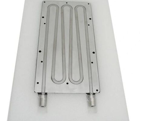 Aluminium Vloeibare Koude Plaat met Roestvrij staalbuis Heatsink