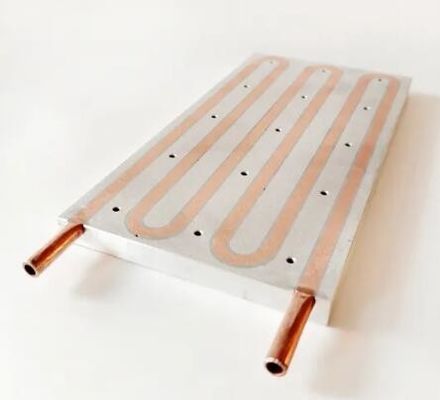 Koud de Plaataluminium Vloeibare Heatsink van het be*graven-buis Vloeibaar Water
