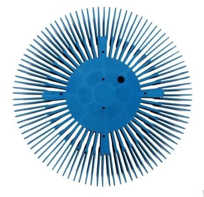 Customized Hot Sell Blue Anodizing Industrial Aluminium Heatsink Sunflower Profile Heatsink